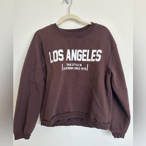Los Angeles crew neck sweatshirt